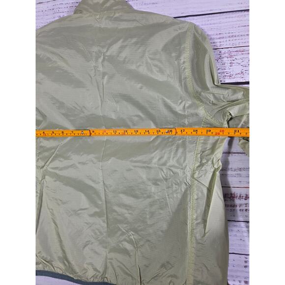 Woolrich Women's Small Lightweight Windbreaker Jacket Green Full Zip Mesh Lined - Picture 6 of 6